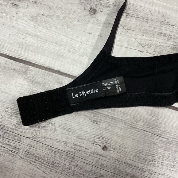 Le Mystere Bra Tisha Womens 32B Black Underwire T-Shirt L’ Image #955 NEW - Picture 6 of 10